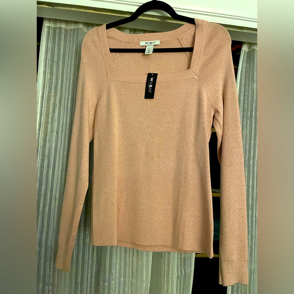Blush pink sweater , never wore - waited too long to return.